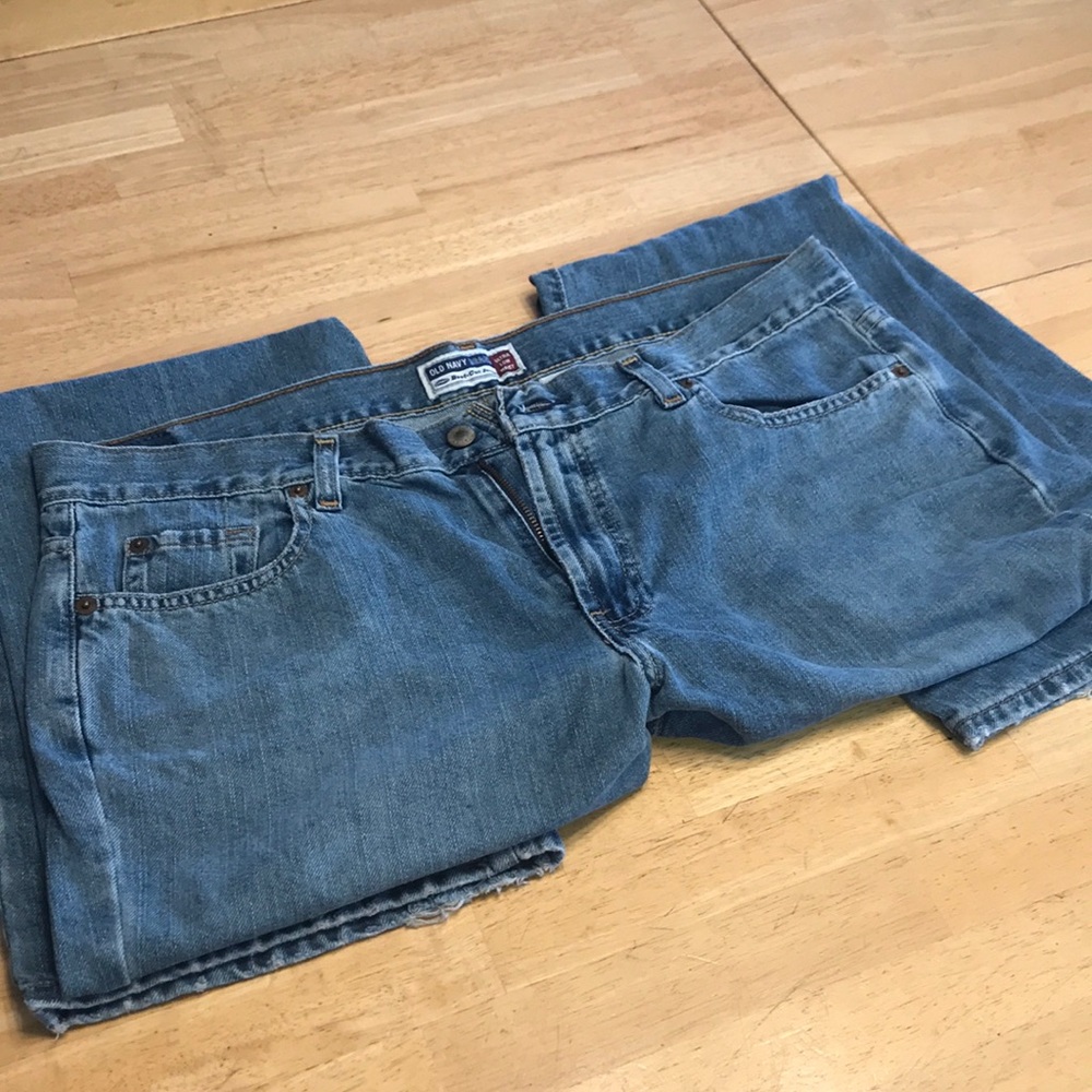 old Navy Ultra low waist boot cut size 16 Jeans